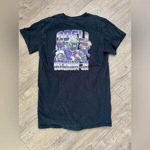 Odell Beckham Jr Graphic Tee Youth Large Ravens NFL Back Print Shirt